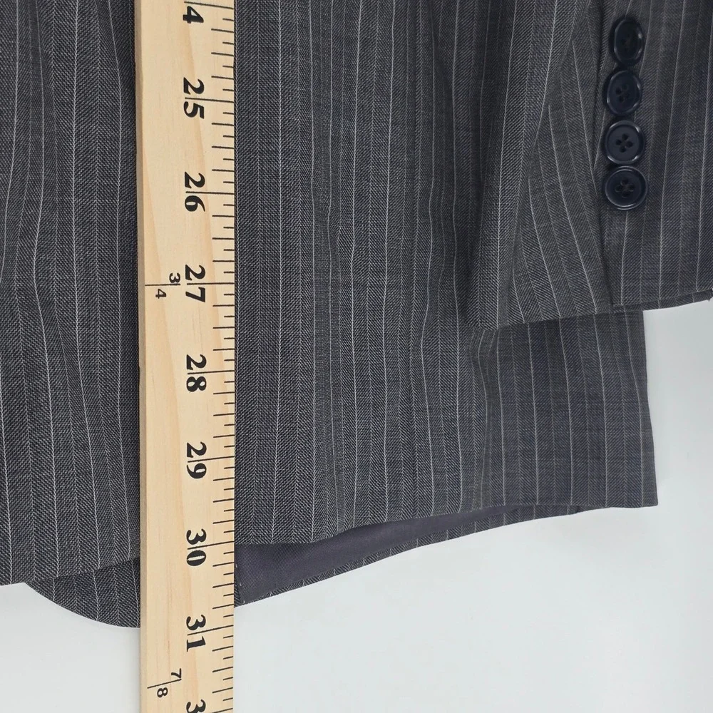 Brooks Brothers Blazer Mens 42R Grey Pinstripe 1818 Fitzgerald Sport Coat